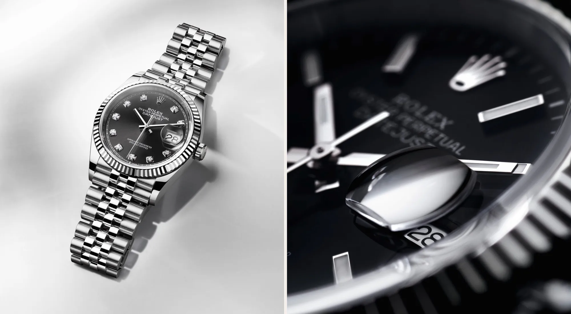 rolex datejust watches - underwood jewelers