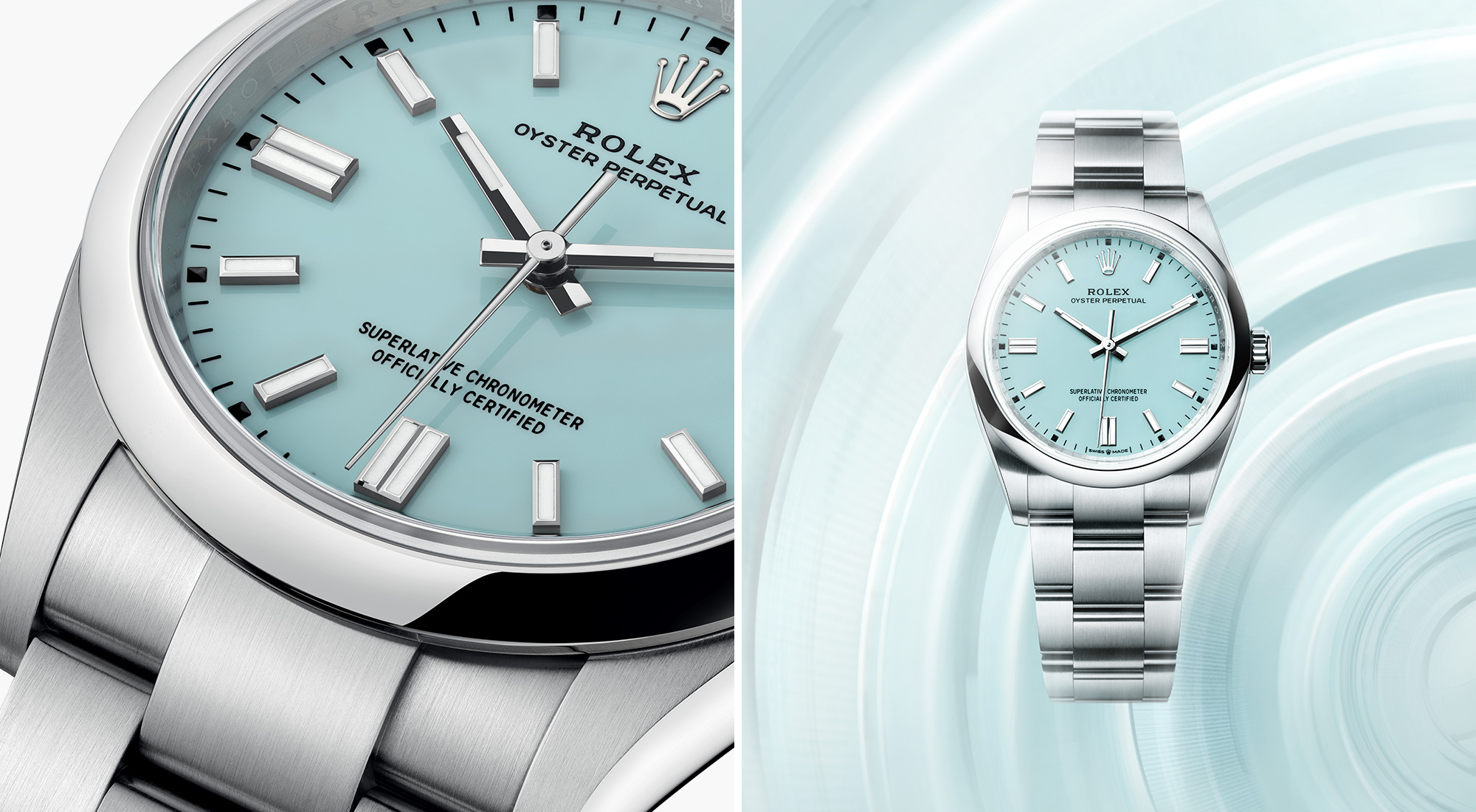 rolex oyster perpetual watches - underwood jewelers