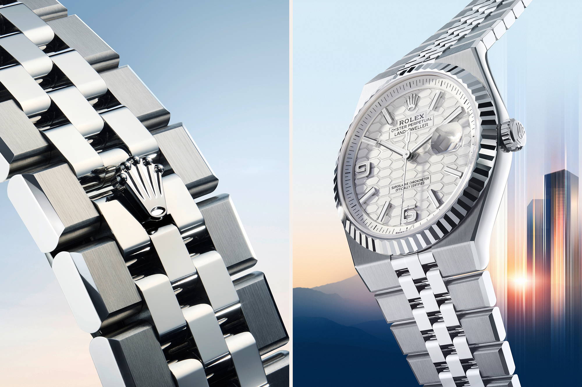 rolex land-dweller watches - underwood jewelers