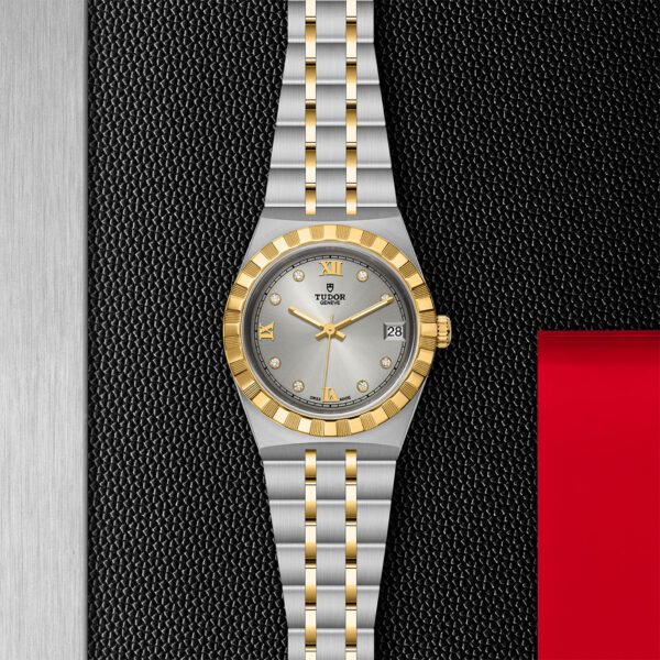 TUDOR Royal, 34mm Steel Case, Diamond-set Dial
