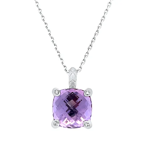 Carrera y Carrera Amethyst & Diamond Necklace