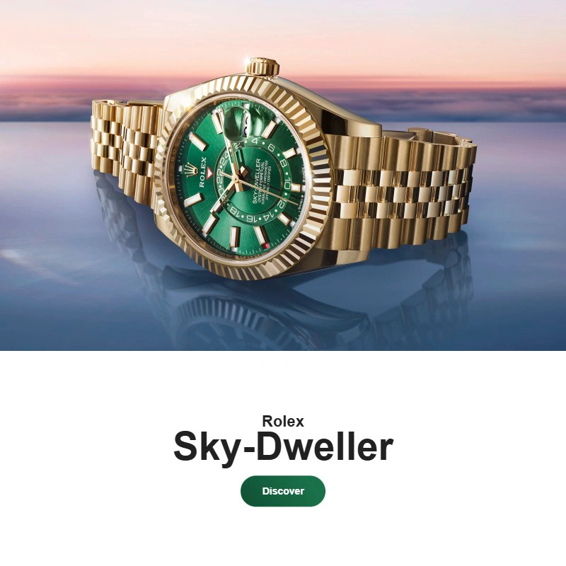 rolex land-dweller watches - underwood jewelers
