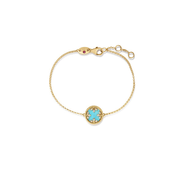 Venetian Medallions Turquoise Bracelet