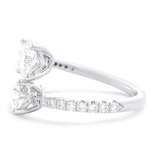 Toi Et Moi Diamond Bypass Ring