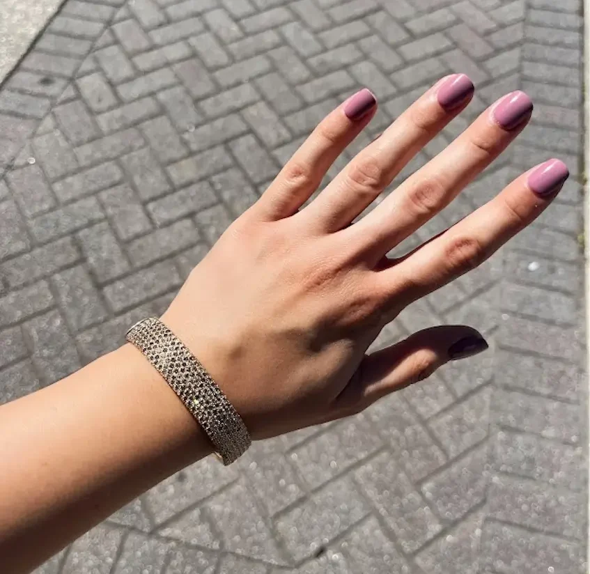 estate bracelet on woman's wrist