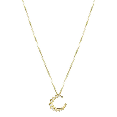 Penny Preville Crescent Moon Pendant