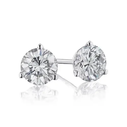 1.47CTW IDEAL CUT DIAMOND STUDS