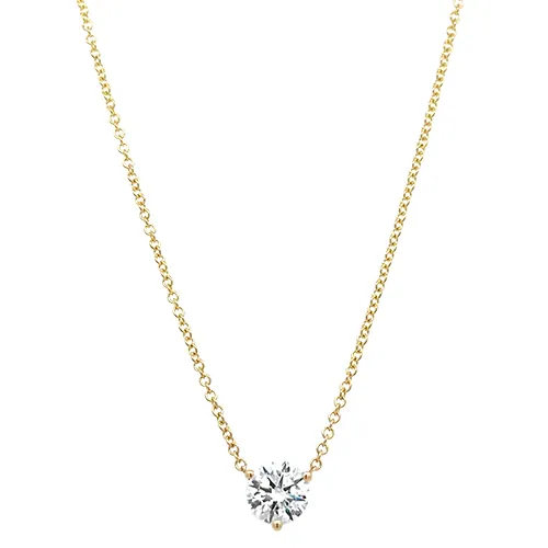 0.90CT SOLITAIRE DIAMOND NECKLACE