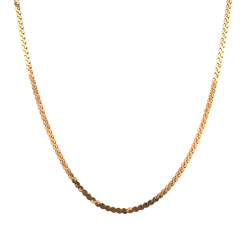 14kt Estate 20-inch Serpantine Chain