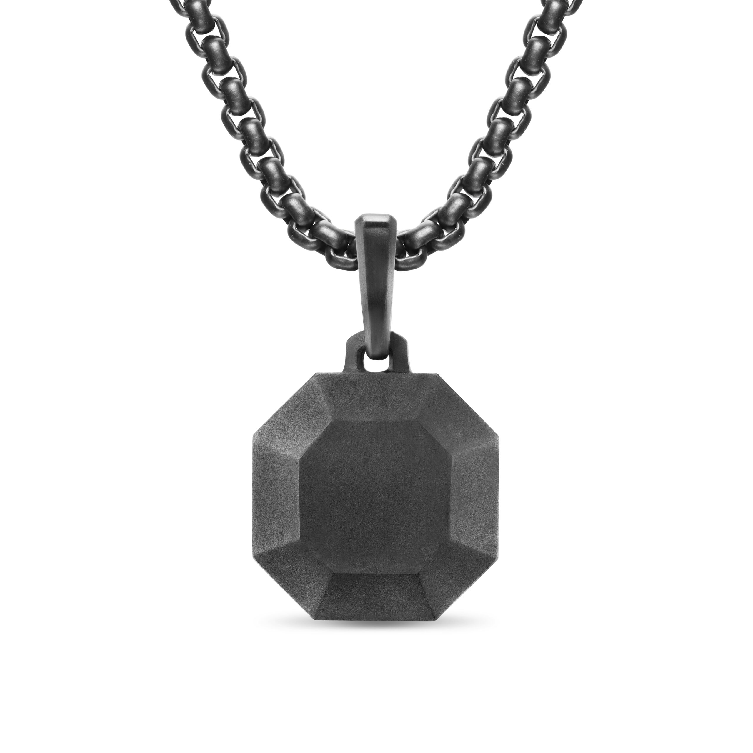 Black Titanium Streamline Faceted Amulet Enhancer