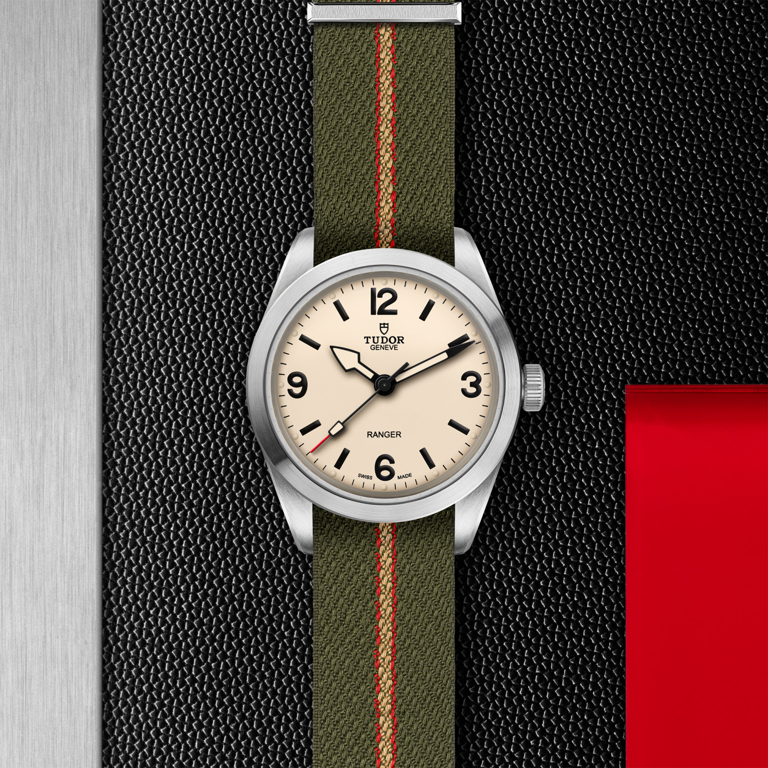 39mm TUDOR Ranger Beige Dial & Fabric Strap