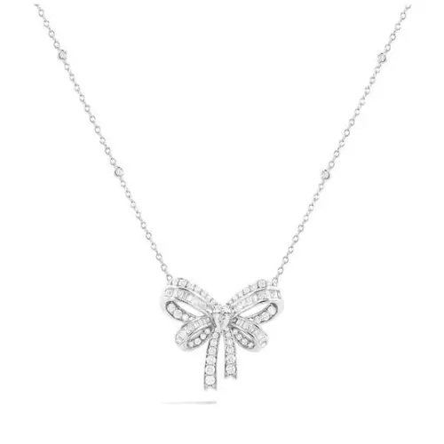 1.70CTW DIAMOND BOW NECKLACE