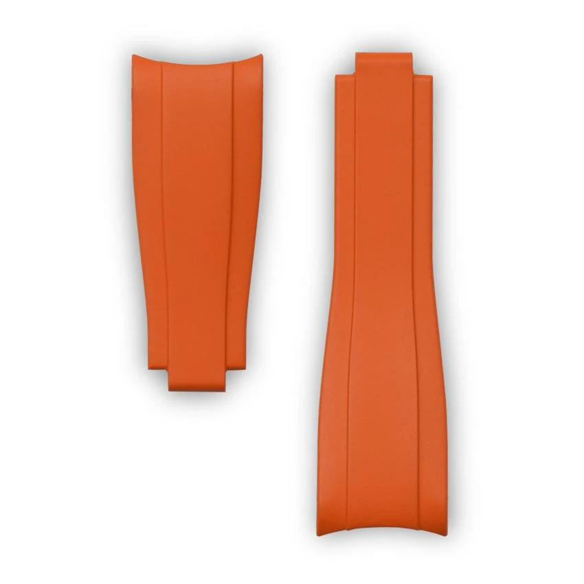 Everest Watch Strap Â' Model EH7 (Orange Rubber Deployant, 6x6 Size)