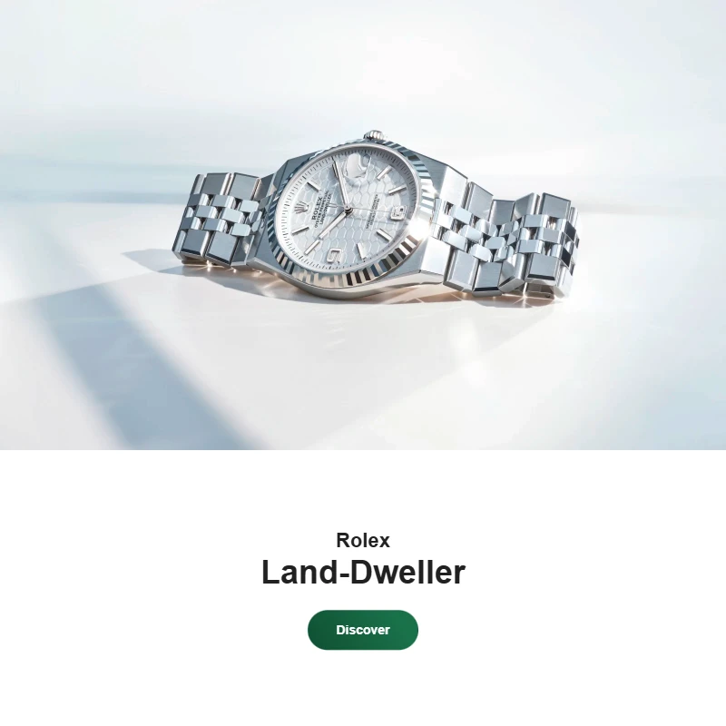 rolex land-dweller watches - underwood'jewelers