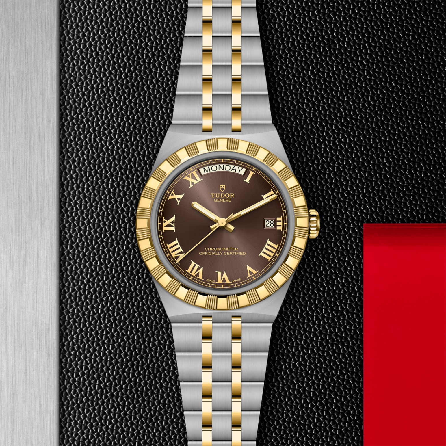 TUDOR Royal 40mm stainless steel and yellow gold case, with polished and satin finish - M2840D1A3-0001 at Underwood Jewelers
