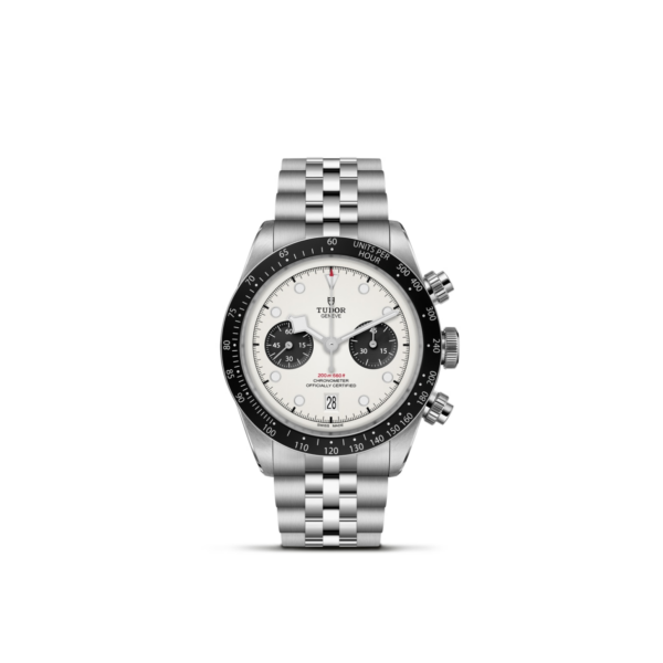 TUDOR Black Bay Chrono 41mm stainless steel case with polished and satin-brushed finishes - M79360N-0014 at Underwood Jewelers