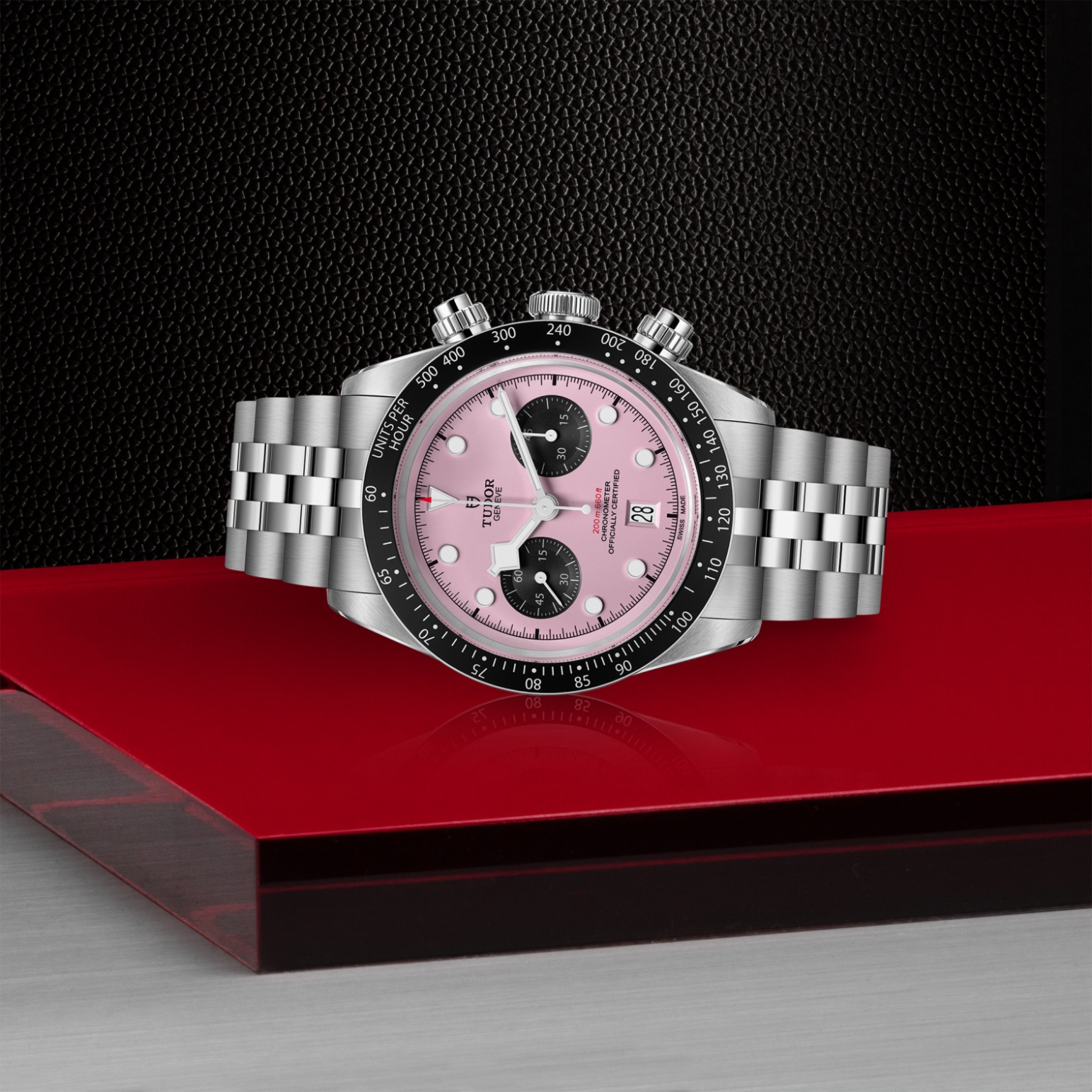 TUDOR Black Bay Chrono 41mm stainless steel case with polished and satin-brushed finishes - M79360N-0019 at Underwood Jewelers