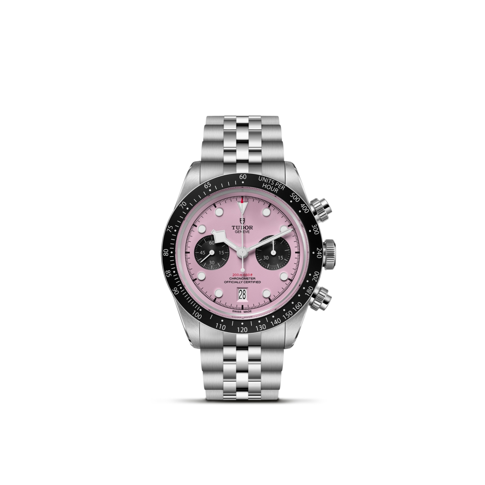 TUDOR Black Bay Chrono 41mm stainless steel case with polished and satin-brushed finishes - M79360N-0019 at Underwood Jewelers