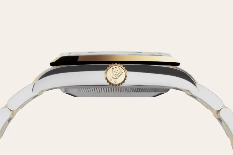 rolex Explorer in Yellow Rolesor - combination of Oystersteel and yellow gold, M124273-0001 - underwood jewelers