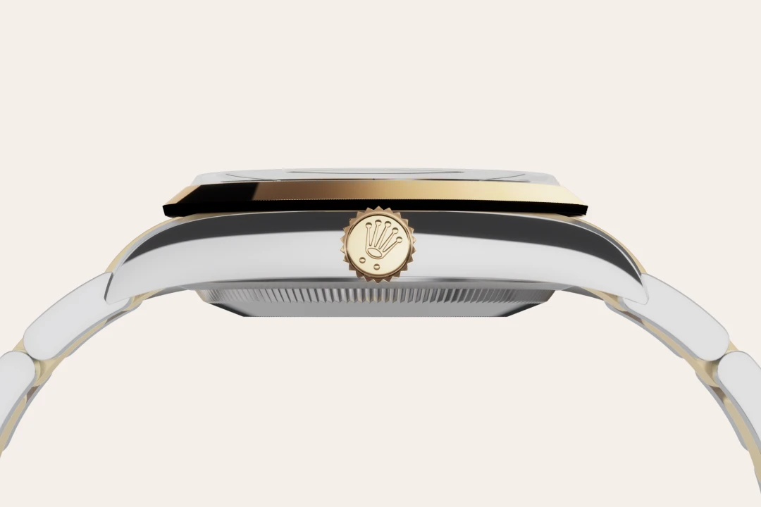 rolex Explorer in Yellow Rolesor - combination of Oystersteel and yellow gold, M124273-0001 - underwood jewelers
