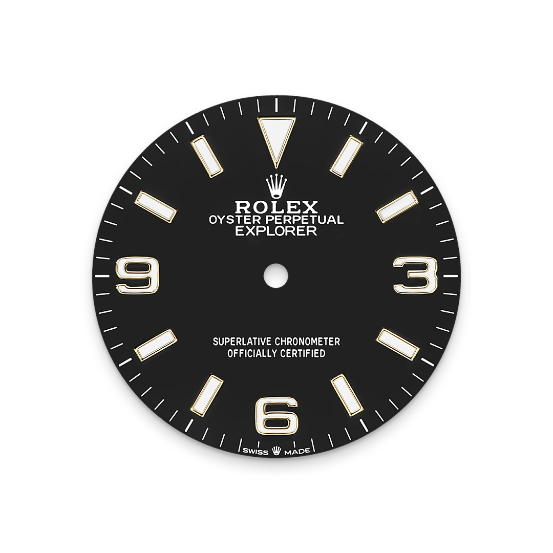 rolex Explorer in Yellow Rolesor - combination of Oystersteel and yellow gold, M124273-0001 - underwood jewelers