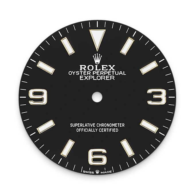 rolex Explorer in Yellow Rolesor - combination of Oystersteel and yellow gold, M124273-0001 - underwood jewelers