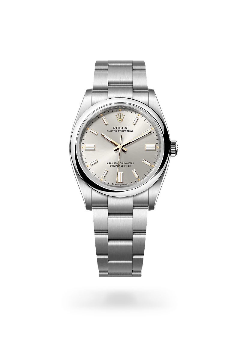 rolex Oyster Perpetual in Oystersteel, M126000-0001 - underwood jewelers