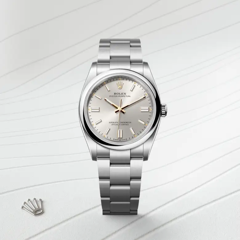 rolex Oyster Perpetual in Oystersteel, M126000-0001 - underwood jewelers