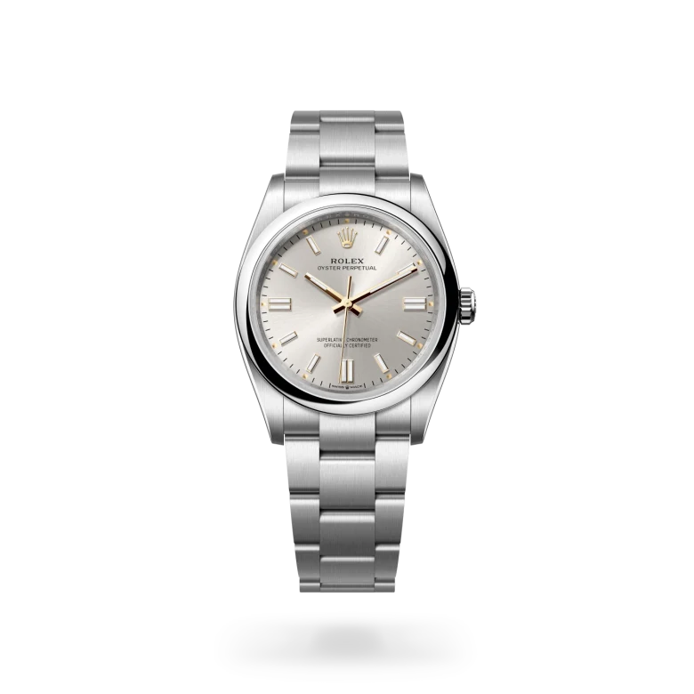 rolex Oyster Perpetual in Oystersteel, M126000-0001 - underwood jewelers