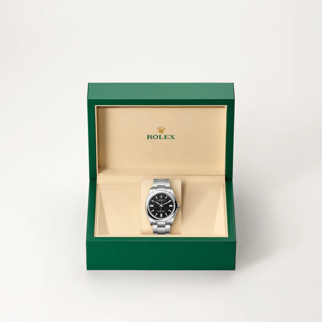 rolex Oyster Perpetual in Oystersteel, M126000-0014 - underwood jewelers