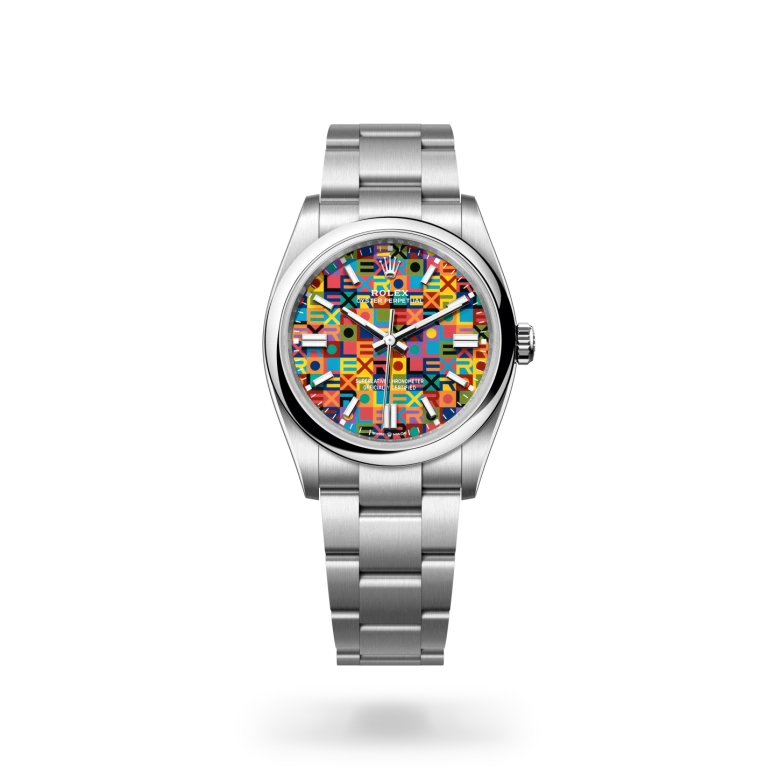 rolex Oyster Perpetual in Oystersteel, M126000-0016 - underwood jewelers