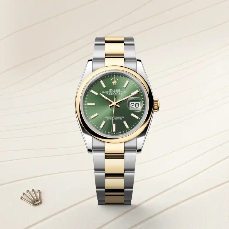 rolex Datejust in Yellow Rolesor - combination of Oystersteel and yellow gold, M126203-0058 - underwood jewelers