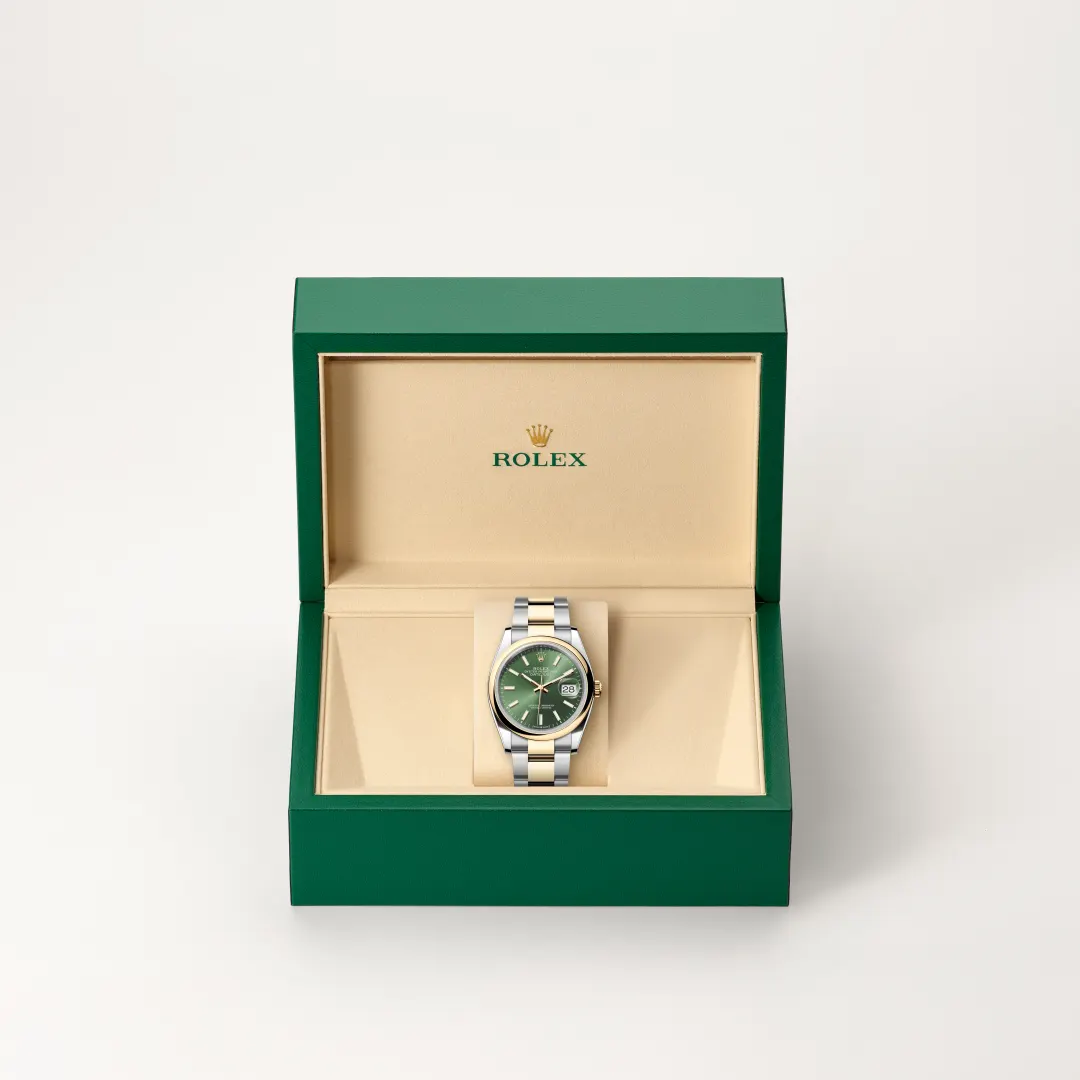 rolex Datejust in Yellow Rolesor - combination of Oystersteel and yellow gold, M126203-0058 - underwood jewelers