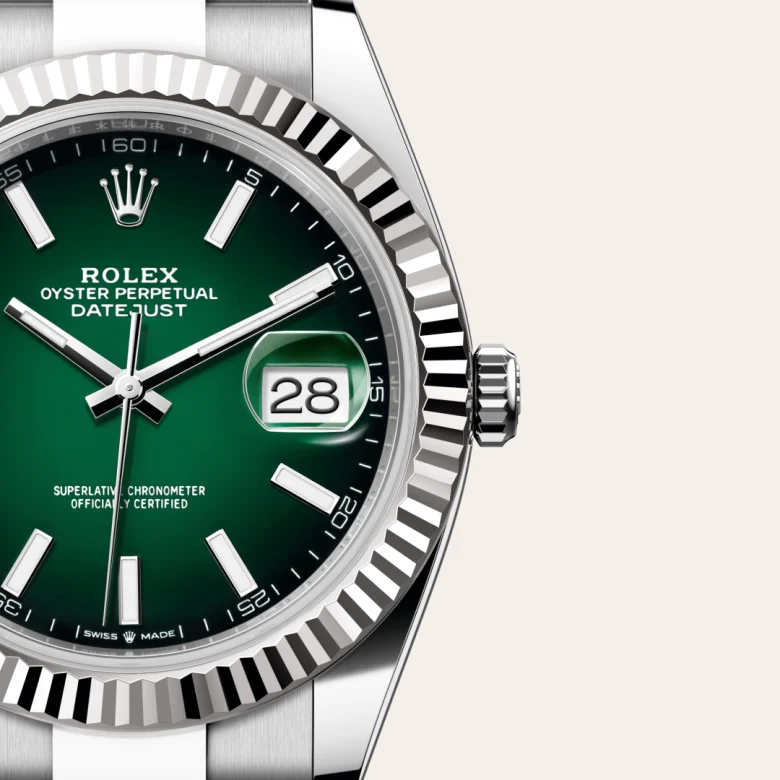 rolex Datejust in White Rolesor - combination of Oystersteel and white gold, M126334-0033 - underwood jewelers