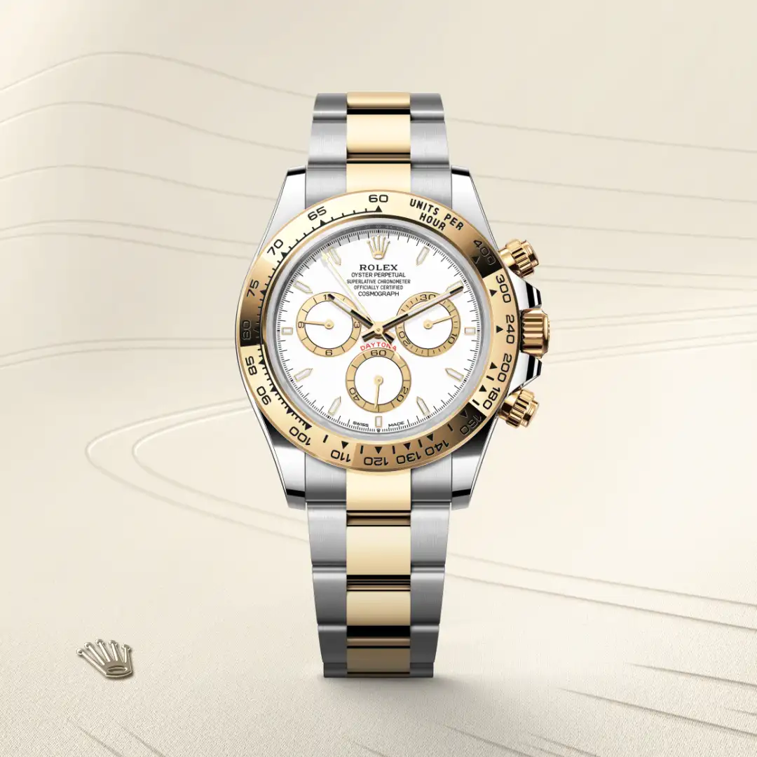 rolex Cosmograph Daytona in Yellow Rolesor - combination of Oystersteel and yellow gold, M126503-0001 - underwood jewelers