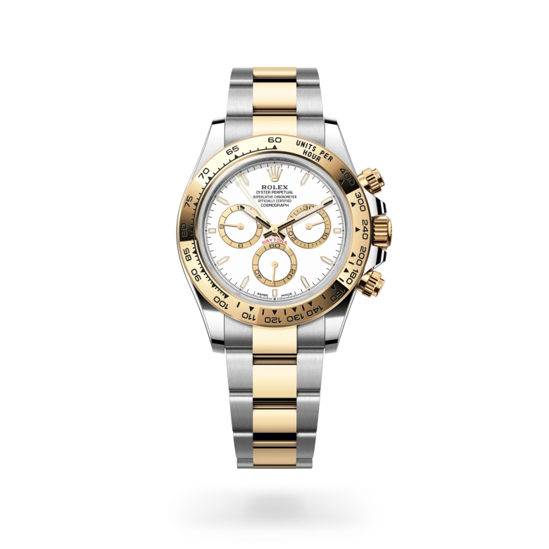 rolex Cosmograph Daytona in Yellow Rolesor - combination of Oystersteel and yellow gold, M126503-0001 - underwood jewelers