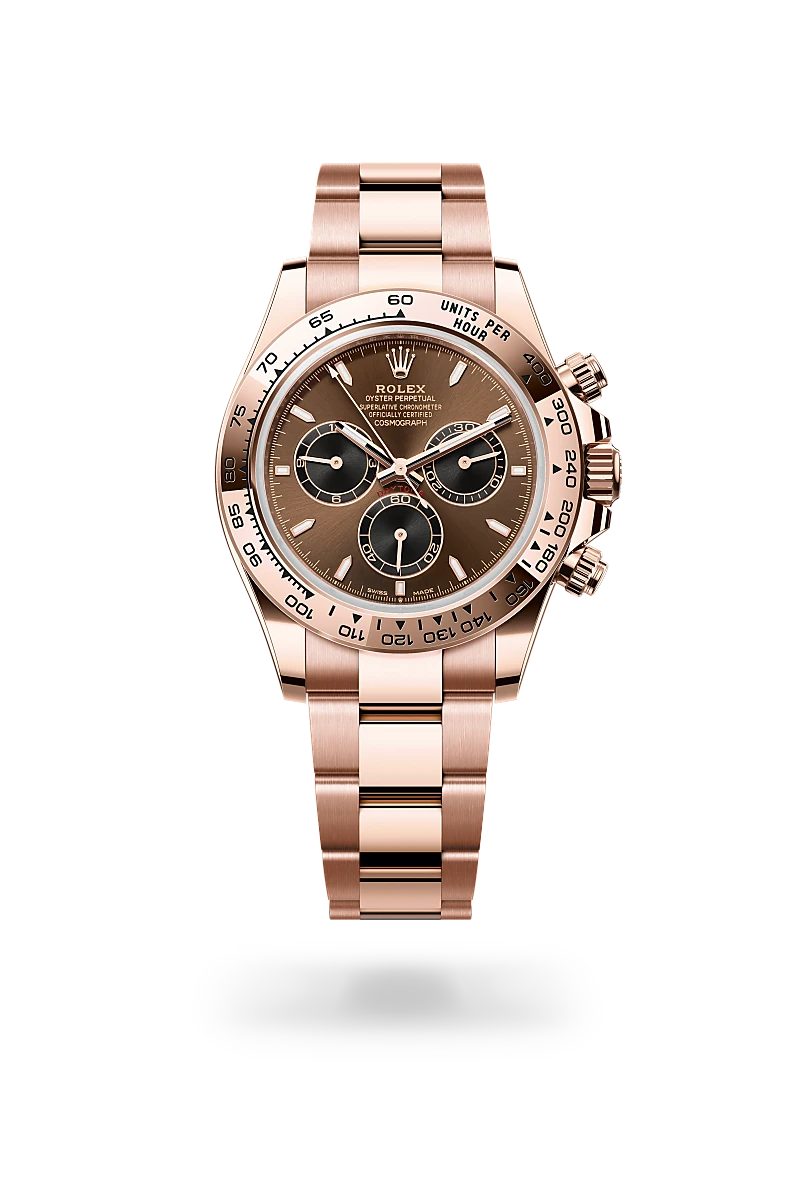 rolex Cosmograph Daytona in 18 kt Everose gold, M126505-0005 - underwood jewelers