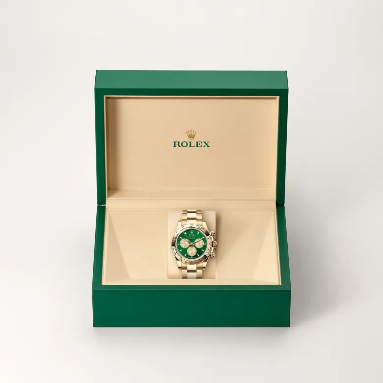 rolex Cosmograph Daytona in 18 kt yellow gold, M126508-0008 - underwood jewelers