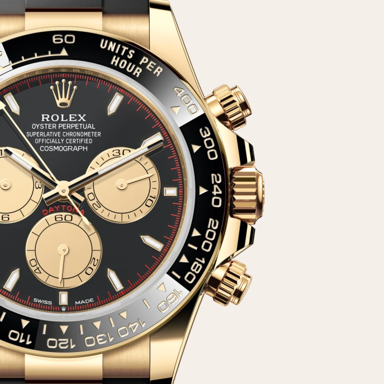 rolex Cosmograph Daytona in 18 kt yellow gold, M126518LN-0004 - underwood jewelers