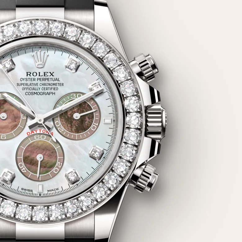 rolex Cosmograph Daytona in 18 kt white gold, M126589RBR-0001 - underwood jewelers