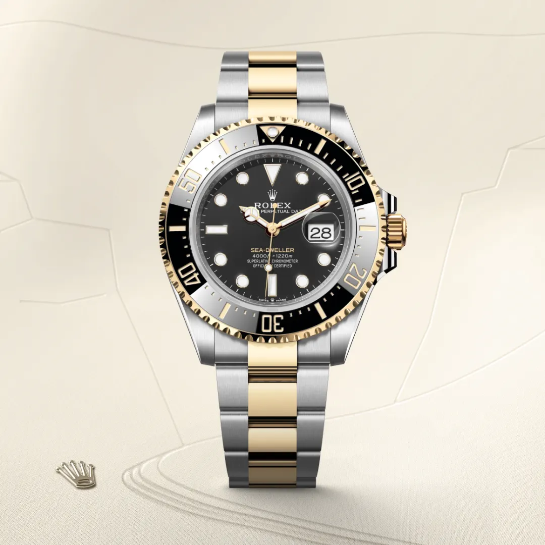 rolex Sea-Dweller in Yellow Rolesor - combination of Oystersteel and yellow gold, M126603-0001 - underwood jewelers
