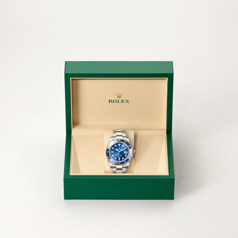 rolex Submariner in Yellow Rolesor - combination of Oystersteel and yellow gold, M126613LB-0002 - underwood jewelers