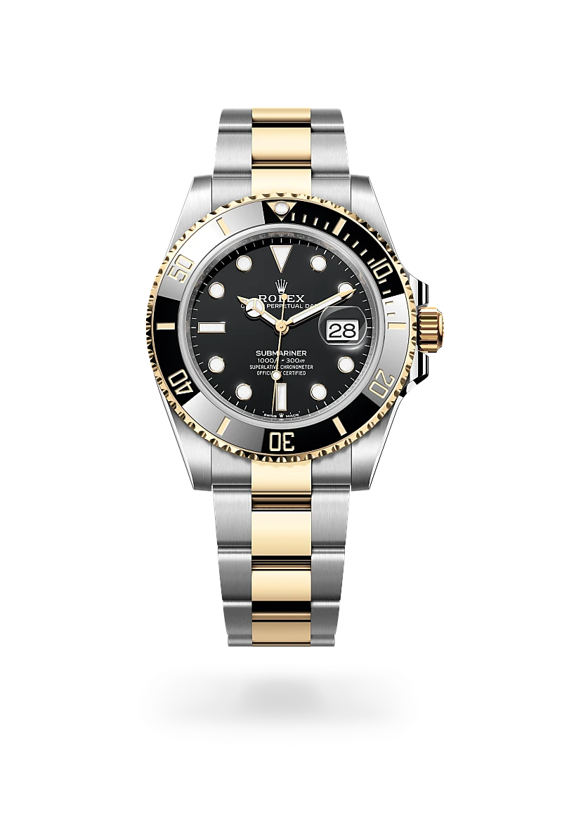 rolex Submariner in Yellow Rolesor - combination of Oystersteel and yellow gold, M126613LN-0002 - underwood jewelers