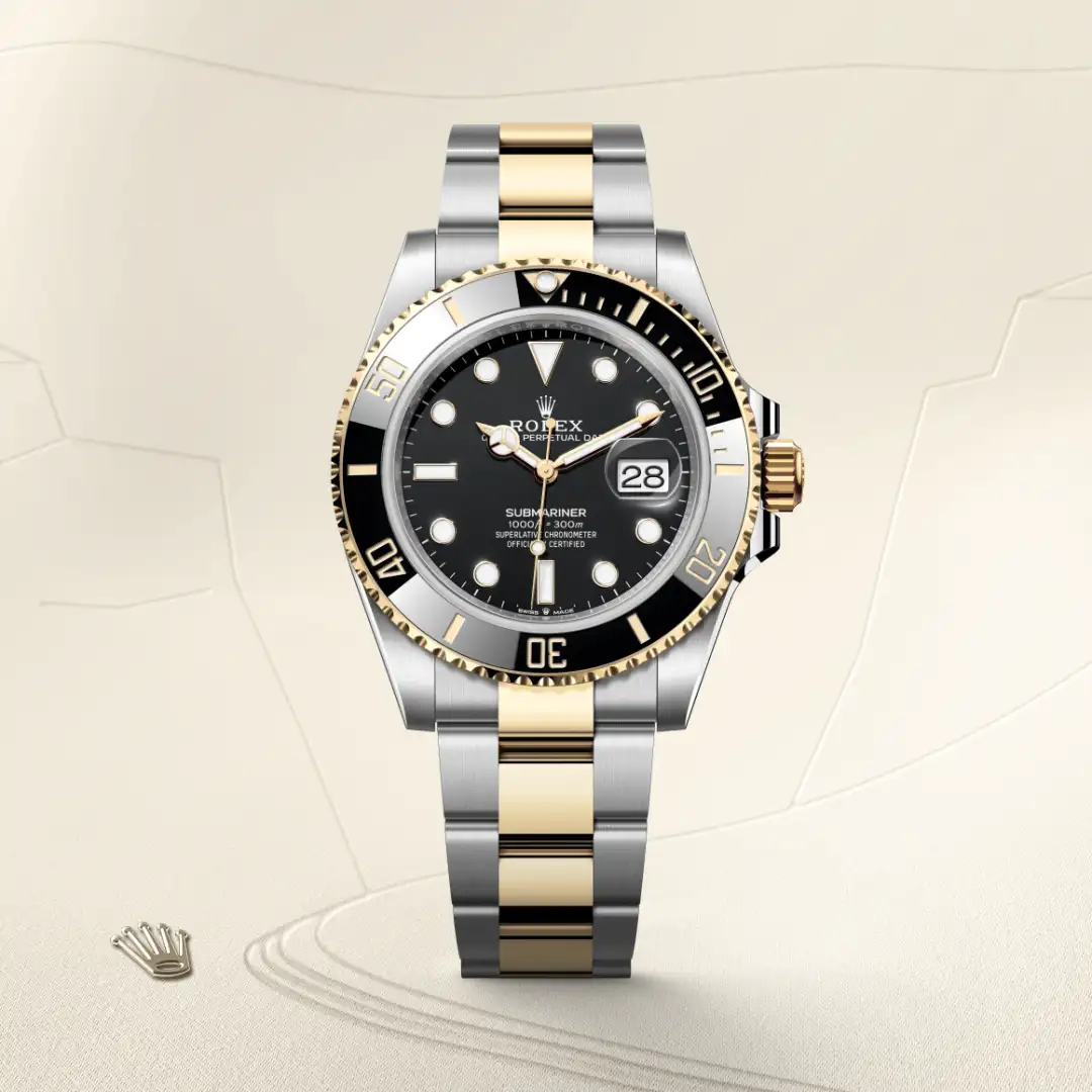 rolex Submariner in Yellow Rolesor - combination of Oystersteel and yellow gold, M126613LN-0002 - underwood jewelers