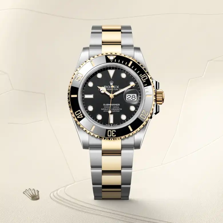 rolex Submariner in Yellow Rolesor - combination of Oystersteel and yellow gold, M126613LN-0002 - underwood jewelers