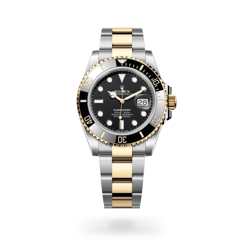rolex Submariner in Yellow Rolesor - combination of Oystersteel and yellow gold, M126613LN-0002 - underwood jewelers