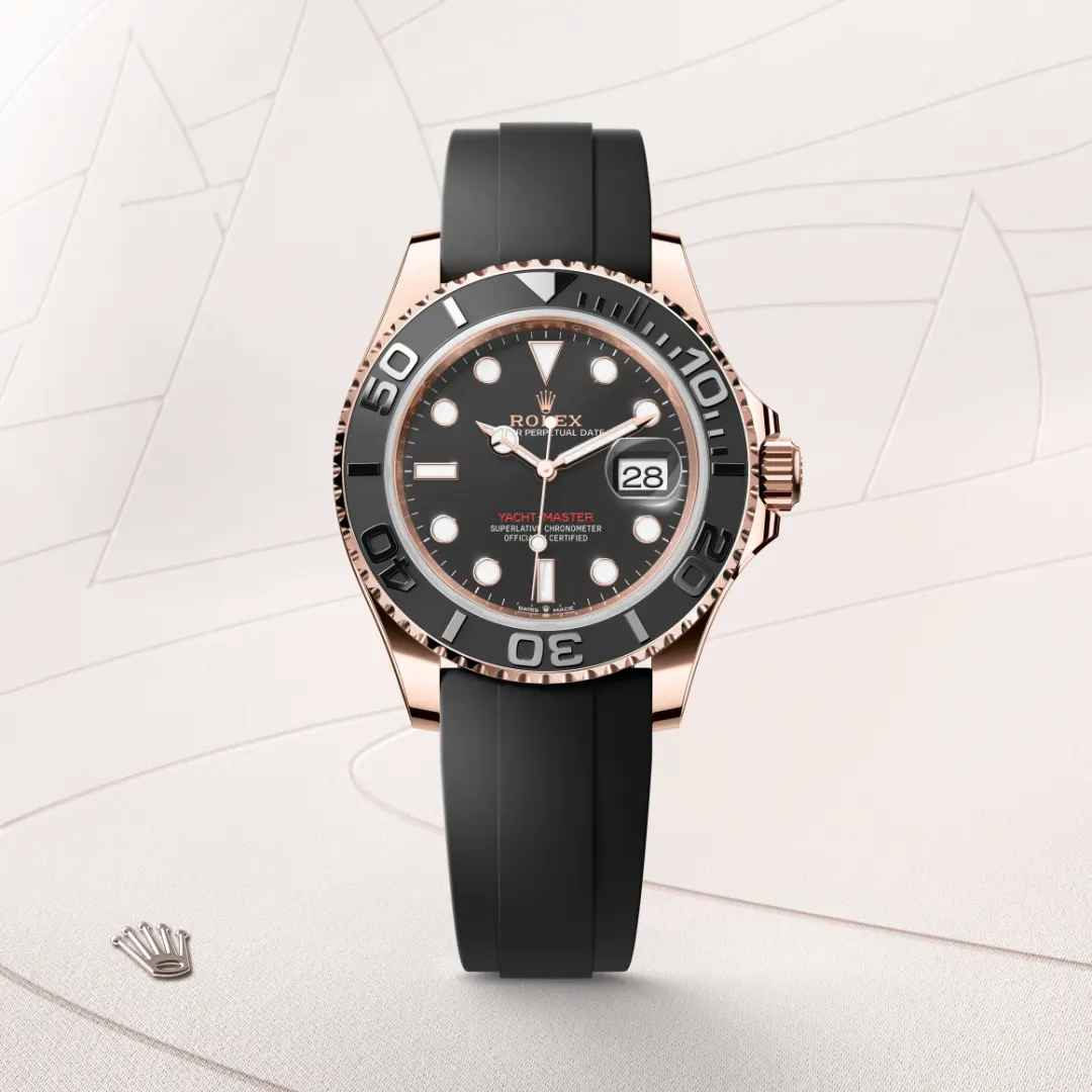 rolex Yacht-Master in 18 kt Everose gold, M126655-0002 - underwood jewelers