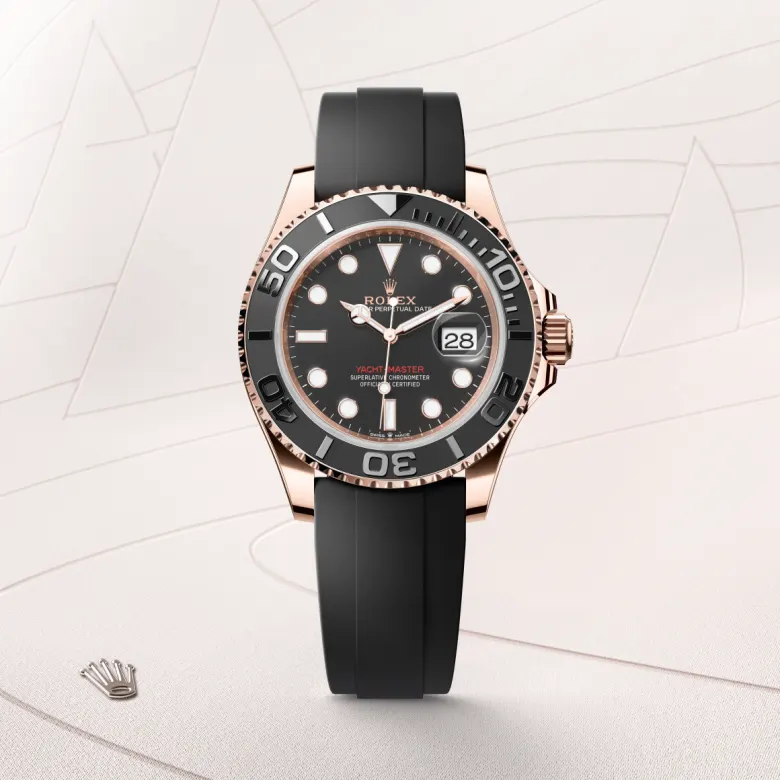 rolex Yacht-Master in 18 kt Everose gold, M126655-0002 - underwood jewelers