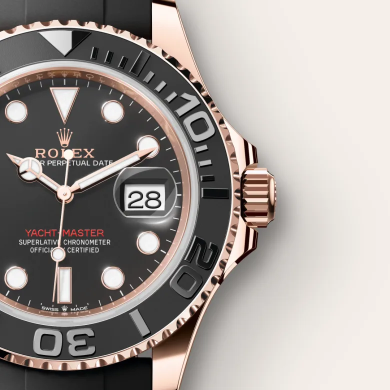 rolex Yacht-Master in 18 kt Everose gold, M126655-0002 - underwood jewelers