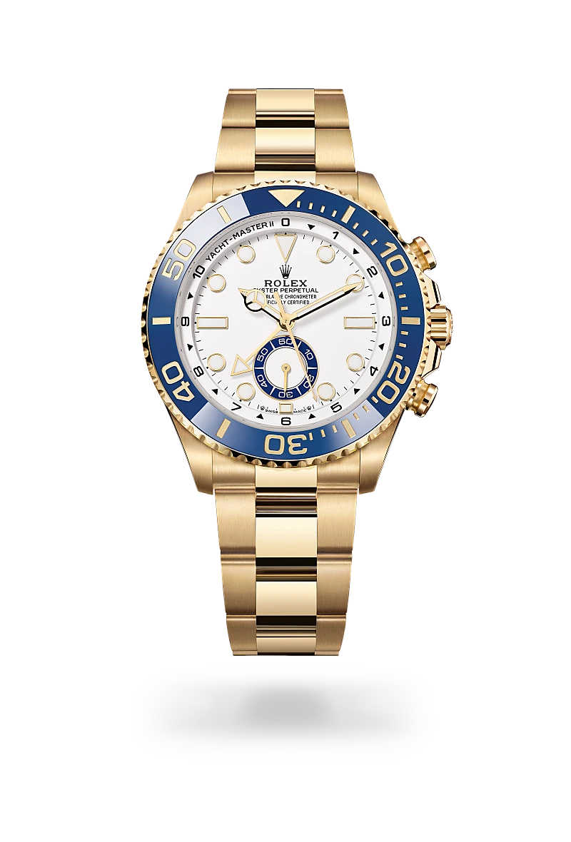 rolex Yacht-Master II in 18 kt yellow gold, M126688-0001 - underwood jewelers